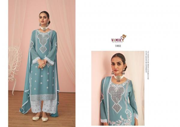 Vamika Noor Designer Embroidered Georgette Ready Made Collection